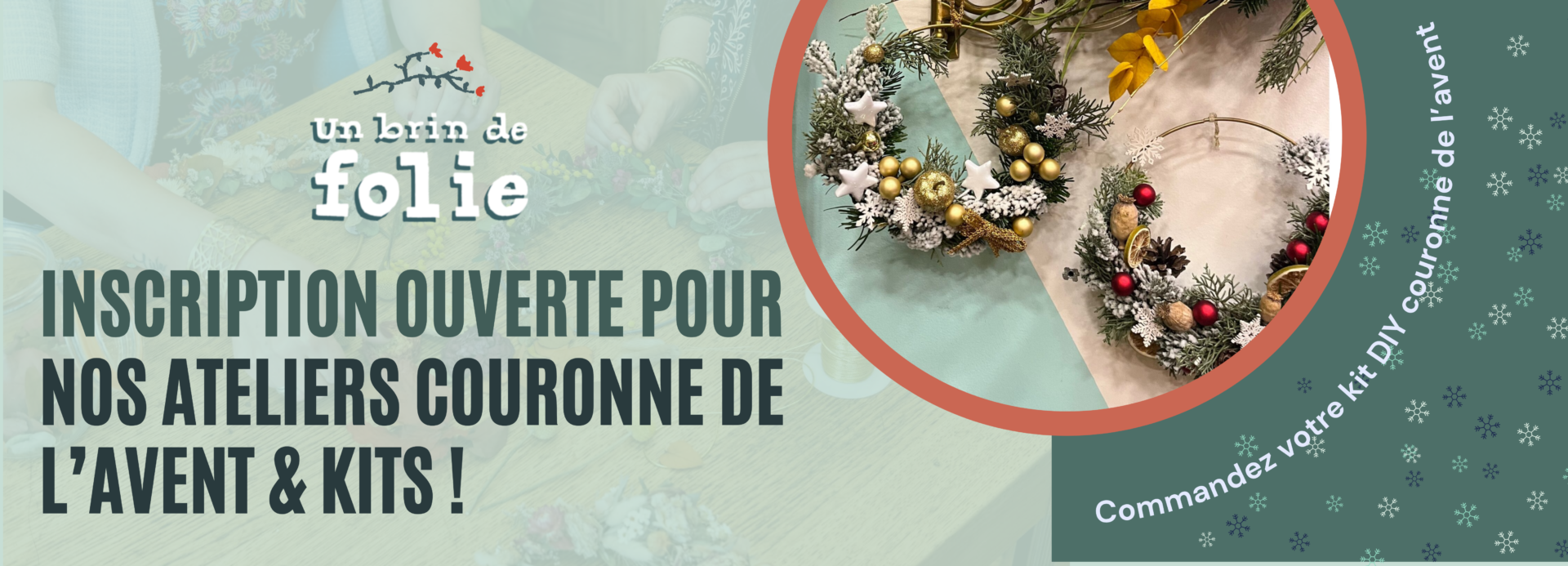 Bandeau noël Kit couronne